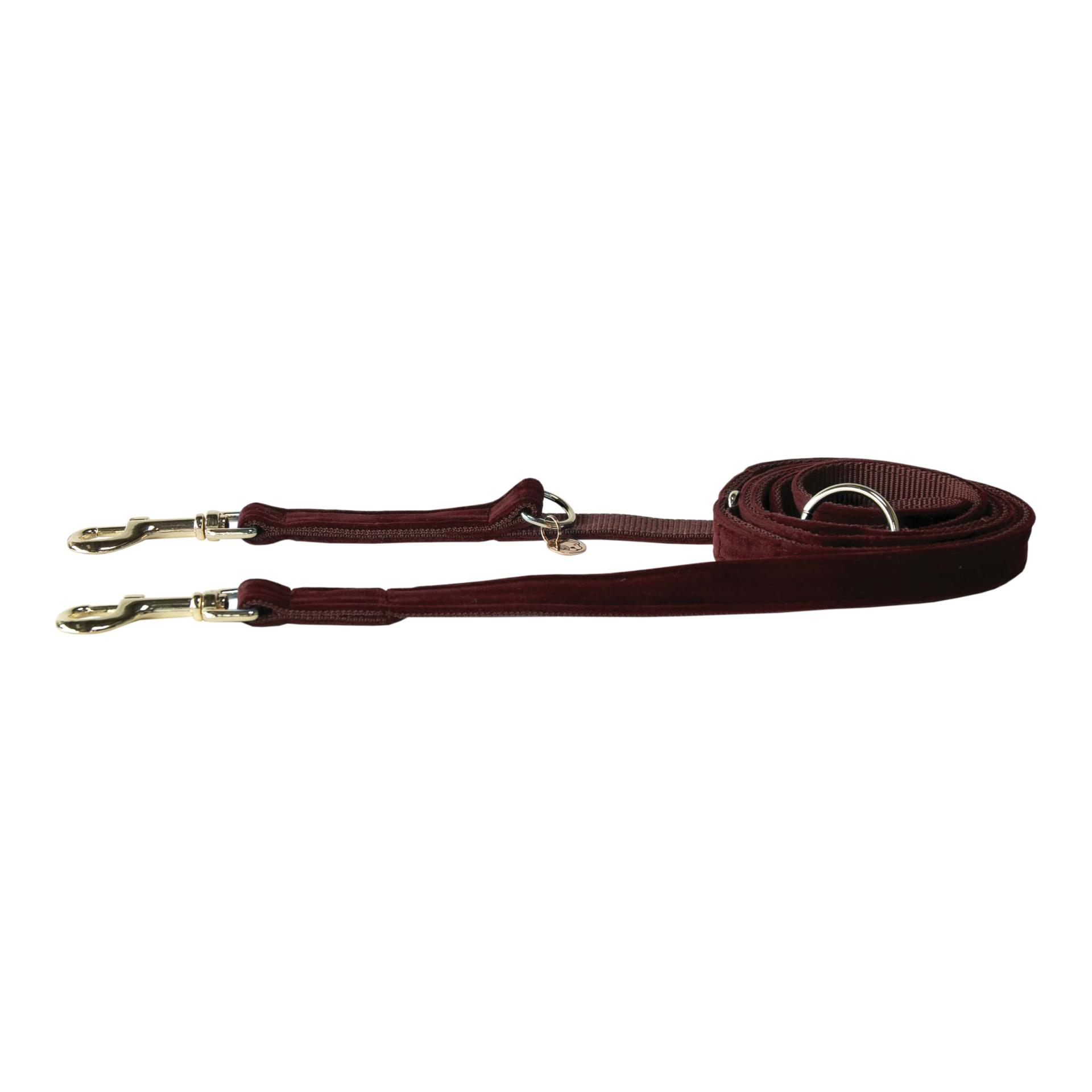 Kentucky Dogwear Hundeleine Velvet - bordeaux