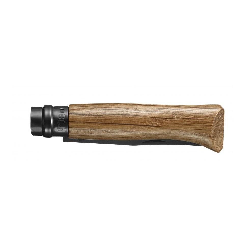 Opinel Nr. 8 Schwarze Klinge Oak Taschenmesser