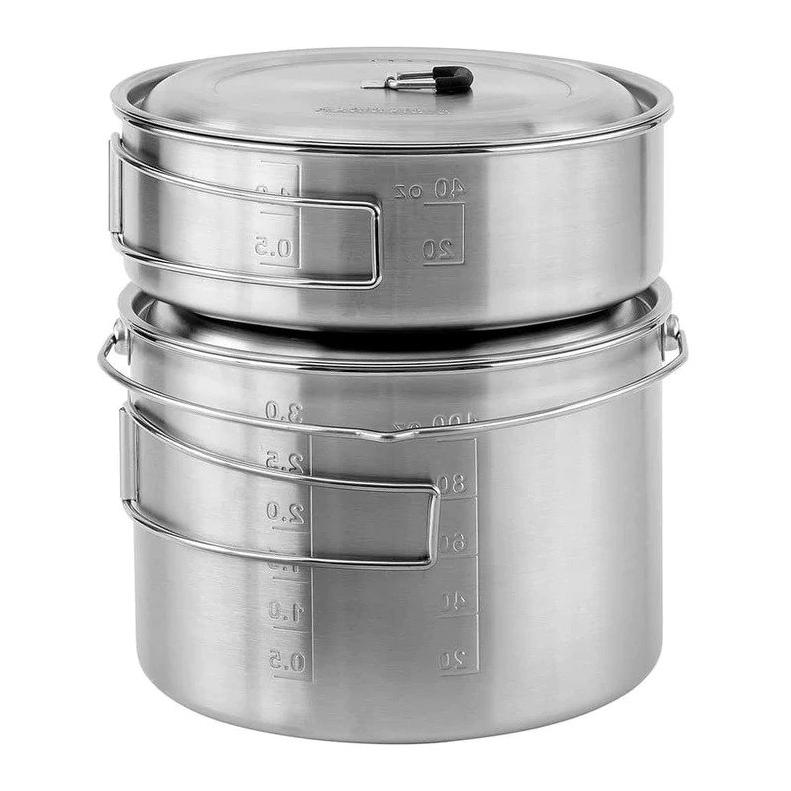 Solo Stove Kit combiné Solo Stove Campfire + 2 casseroles