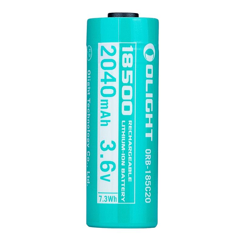 Olight Batterie 18500 2040 mAh pour Odin Mini – bleu