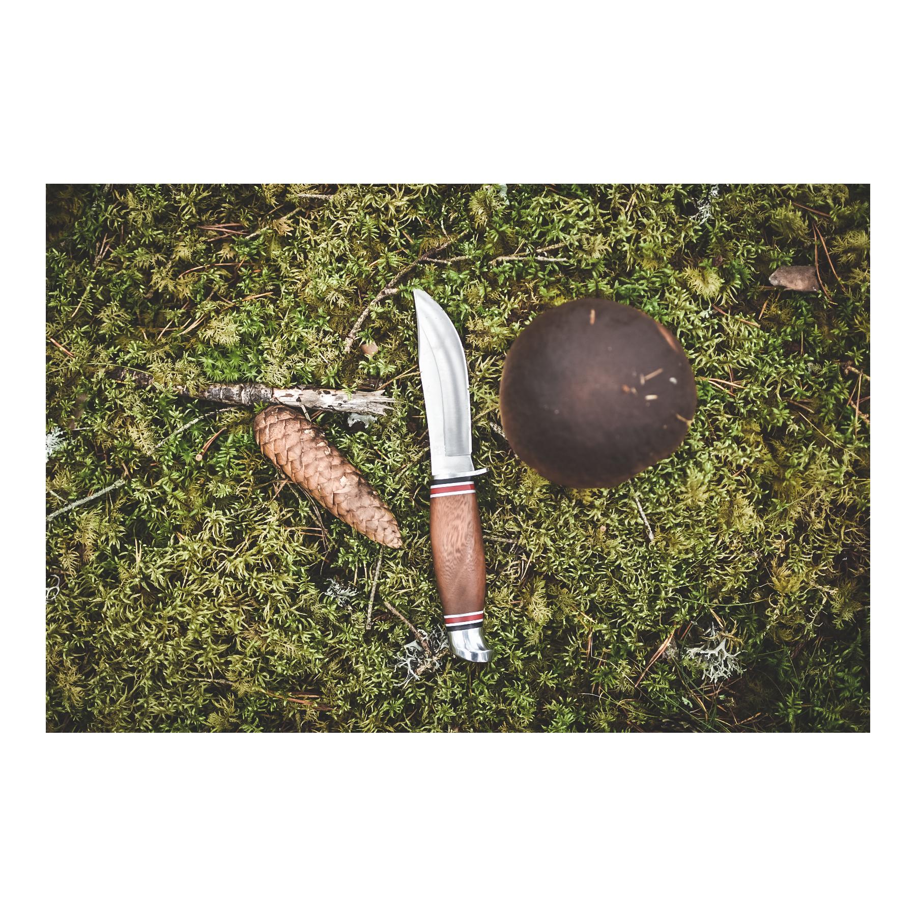 Øyo GEILO - Jagd/Outdoormesser mit Lederscheide