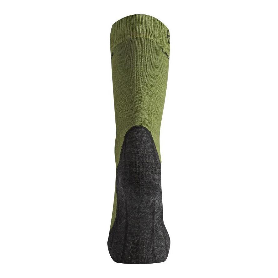 Lasting Trekkingsocken WHI Merinowolle Unisex - grün/grau