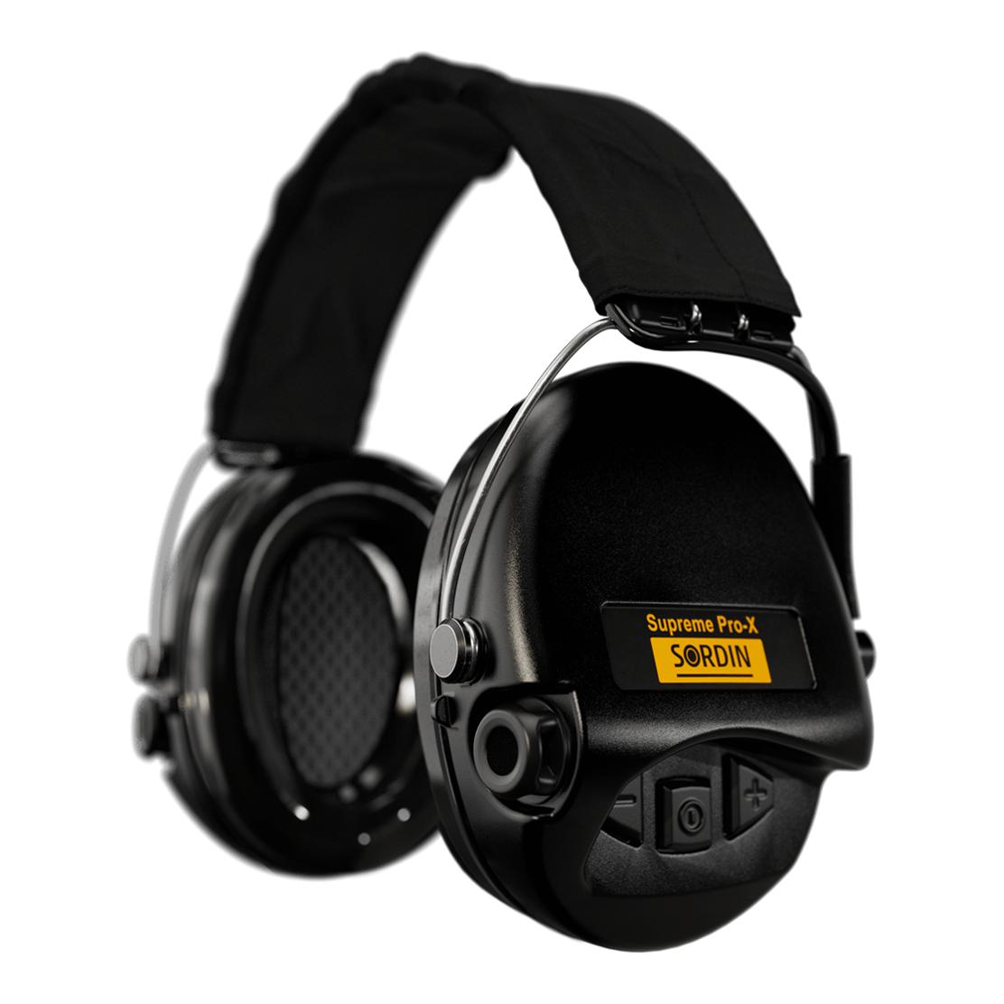 Sordin Supreme Pro X avec bande avec coussinets en mousse
