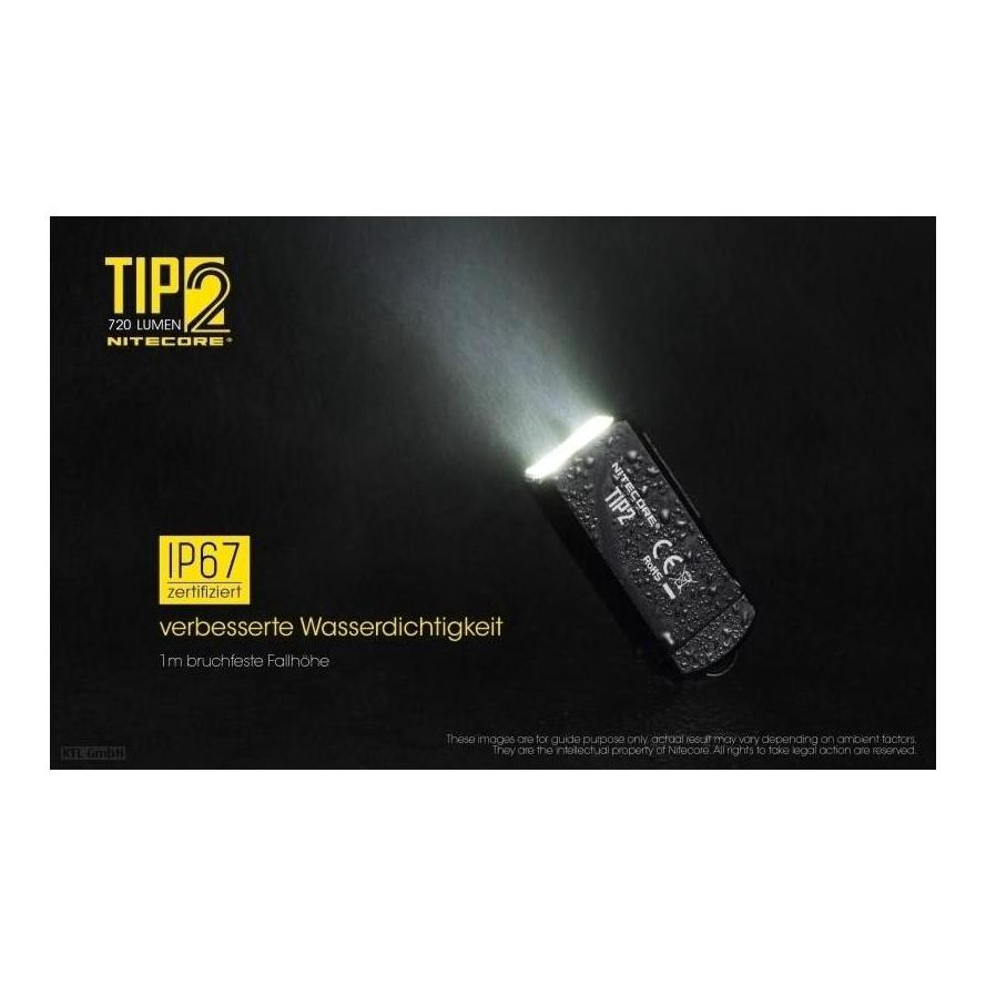 Nitecore TIP2 Schlüsselanhänger- Schwarz