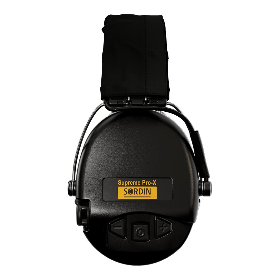 Sordin Supreme Pro X avec bande avec coussinets en mousse