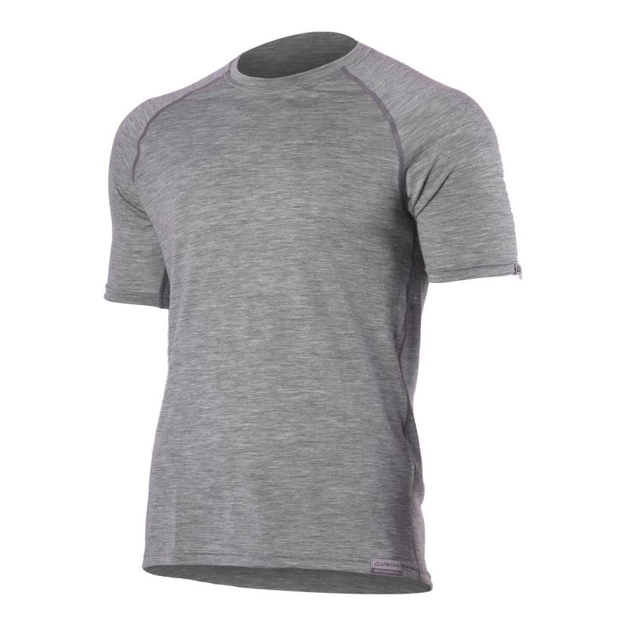 Lasting T-shirt en laine mérinos QUIDO, 160gr - gris