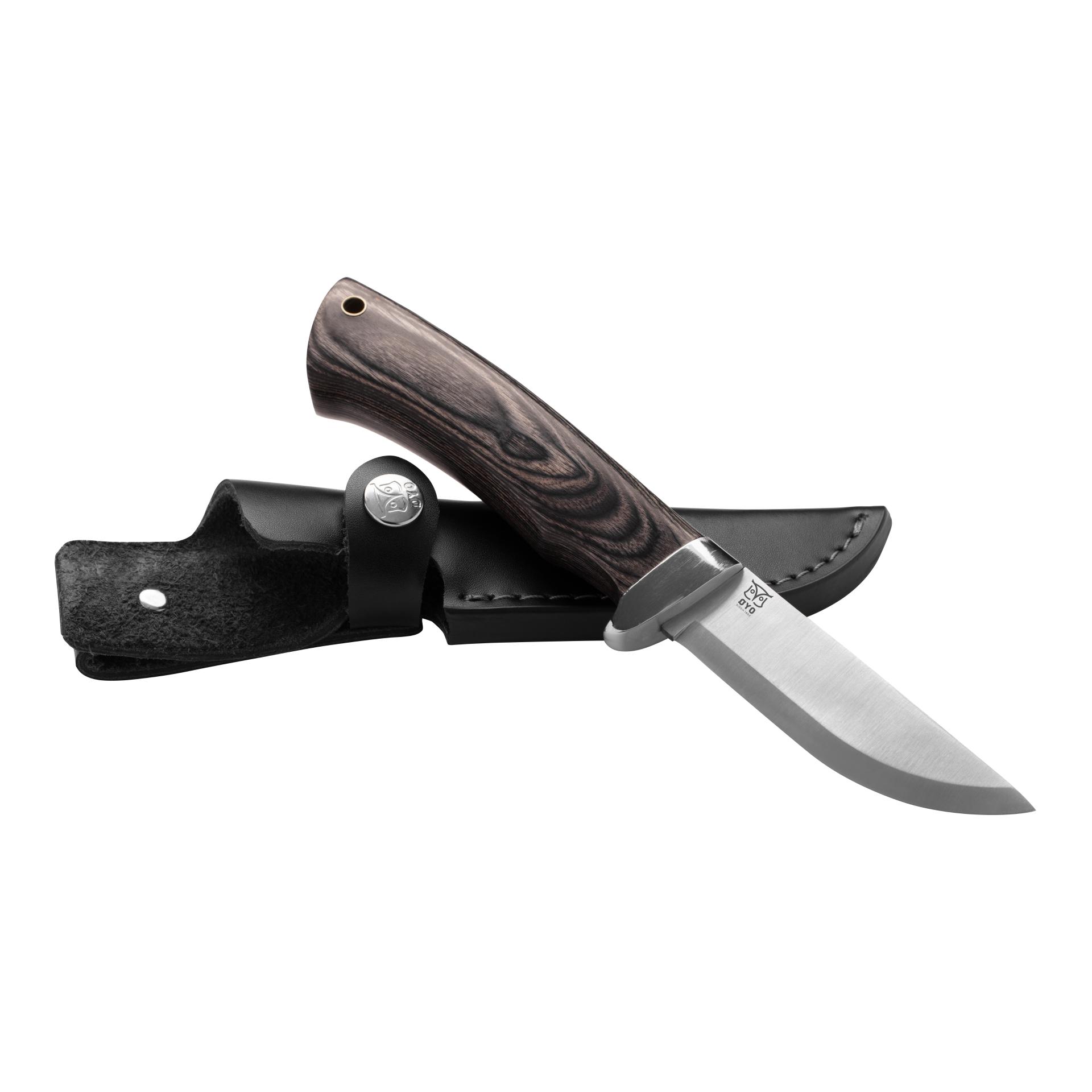 Øyo TUV - Jagd/Outdoormesser mit Lederscheide