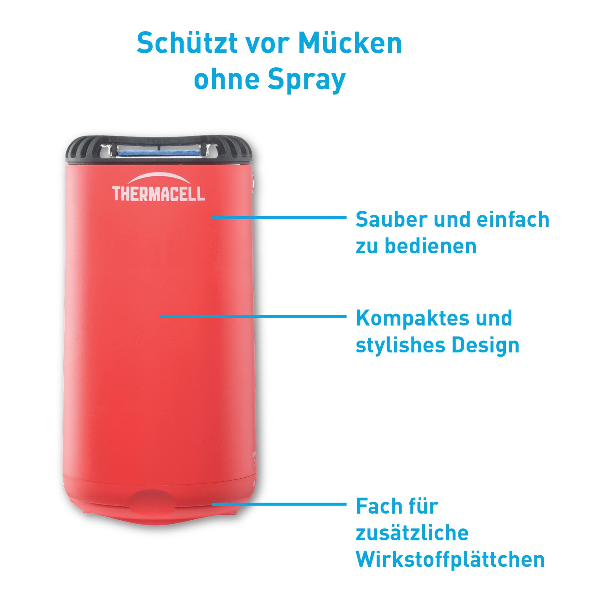 Thermacell Mückenschutzgerät HALOmini - Fiesta Red