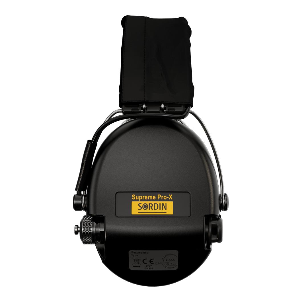 Sordin Supreme Pro X avec bande avec coussinets en mousse