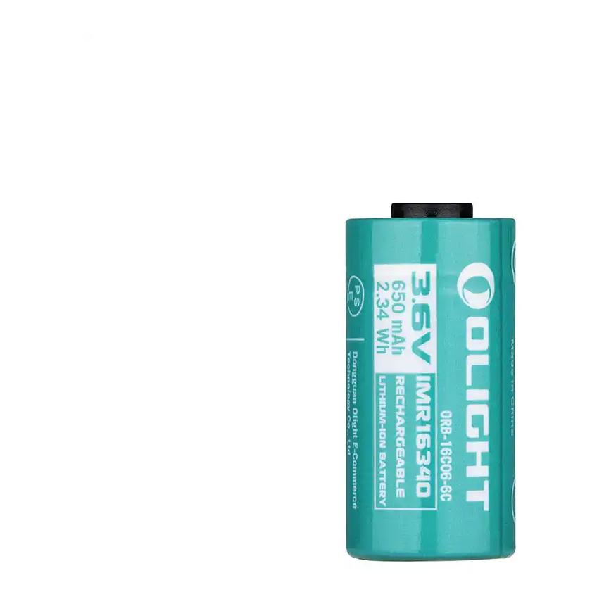 Olight IMR 16430 650mAh Akku für Perun 2 Mini, Perun Mini, S1R Baton II, Baton 3