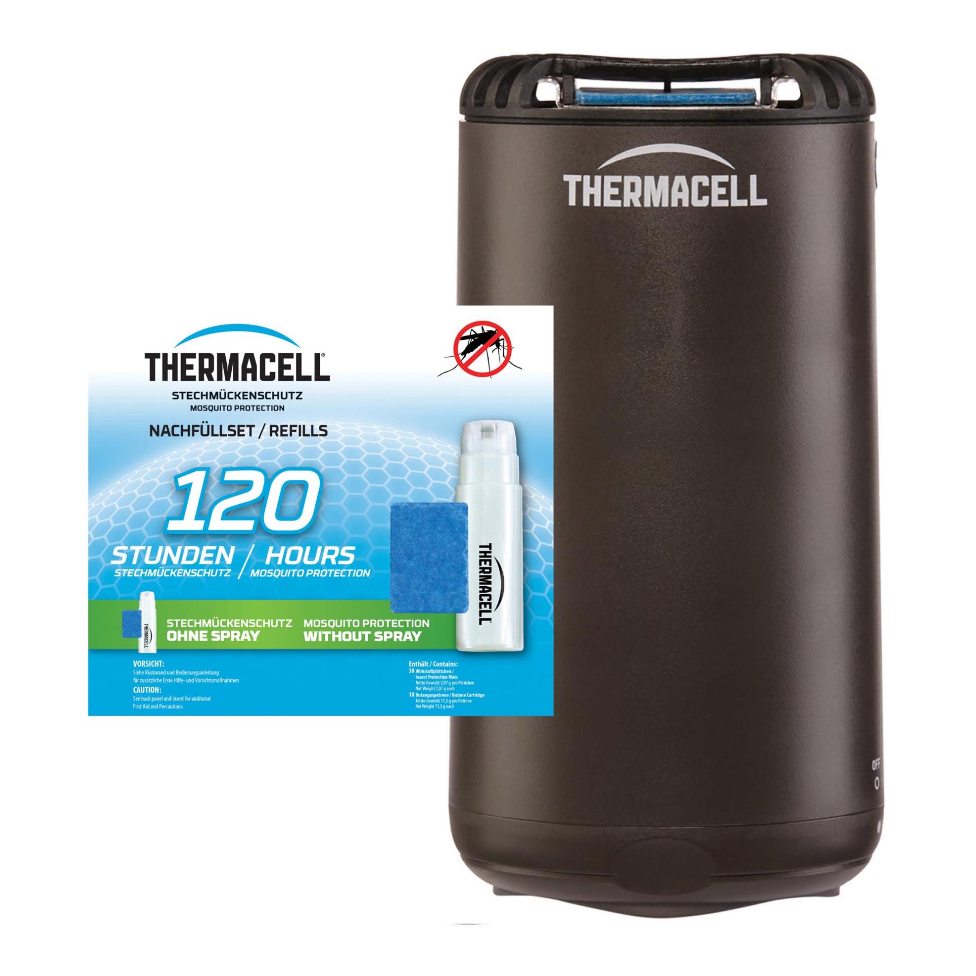 Thermacell Set: Protect HALOmini Noir +recharges 120hr