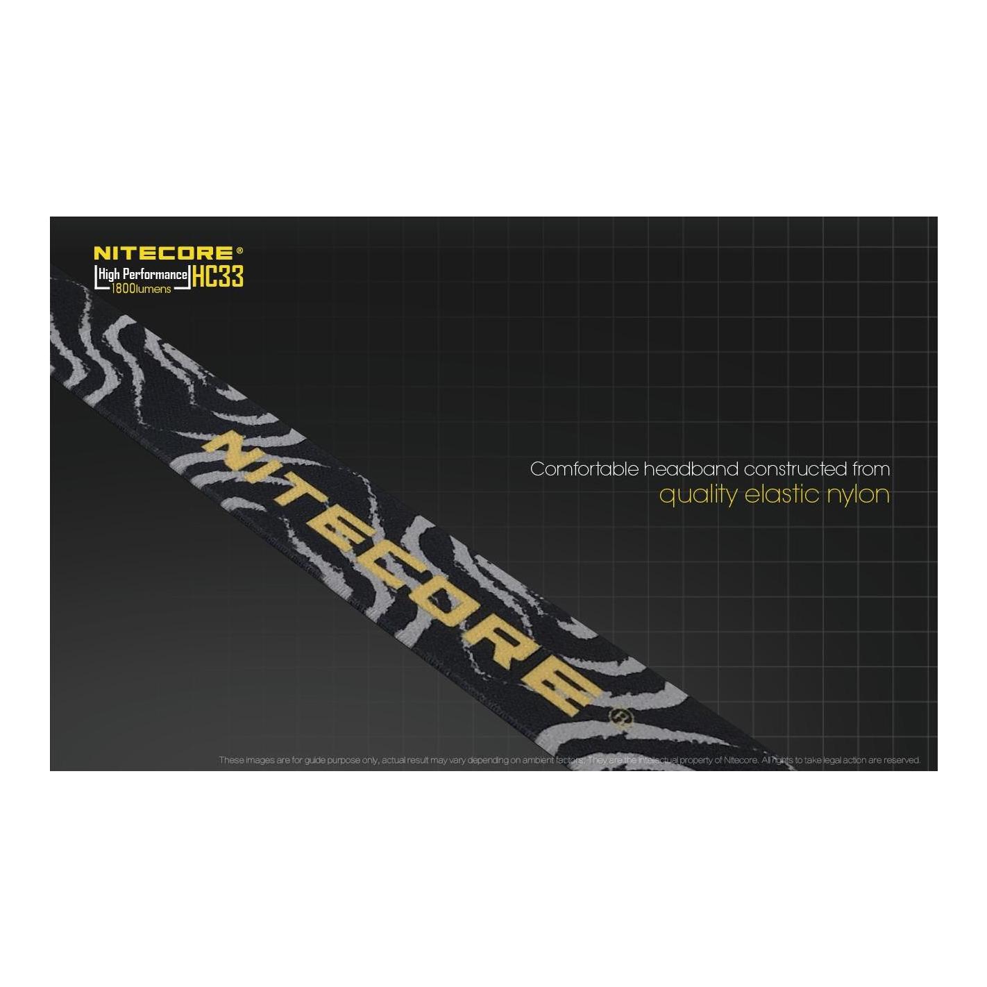 Nitecore HC33 inkl. Akku - 1'800 Lumen Stirnlampe