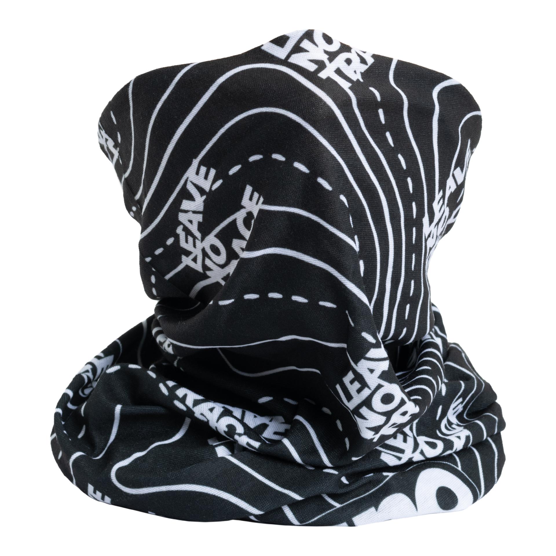 orsino Foulard multifonction écharpe Leave no trace – noir
