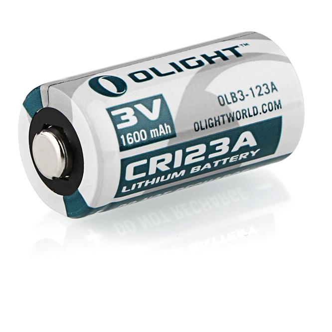 Olight CR123A 1600mAh Batterie - Grau