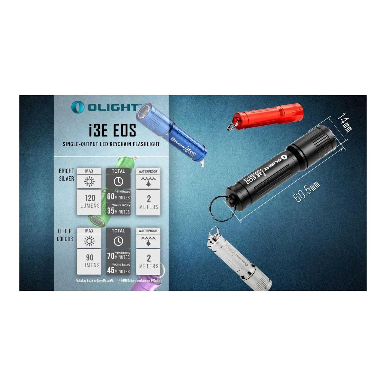 Olight I3E LED Schlüsselanhänger - Schwarz