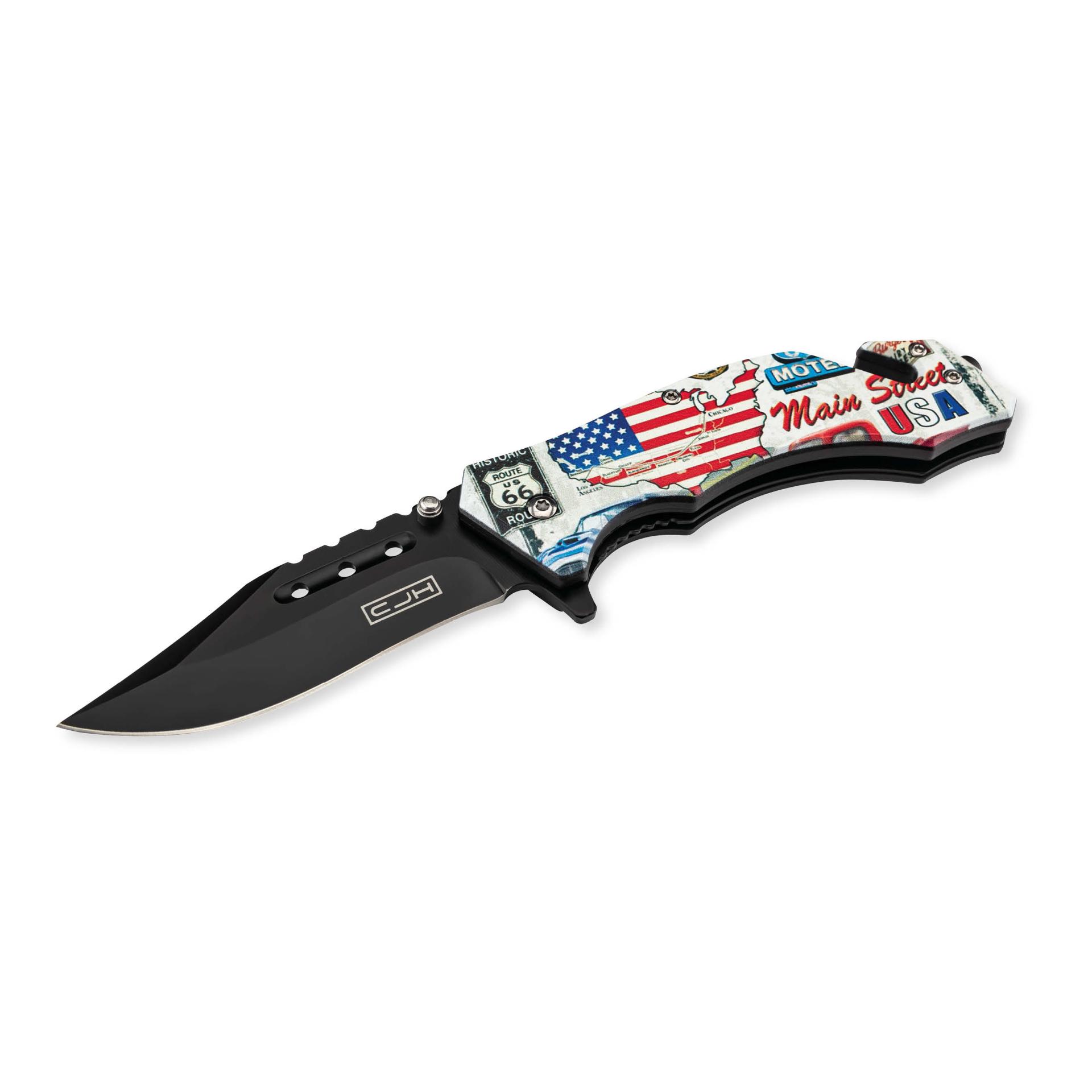 CJH Rettungsmesser USA Flagge