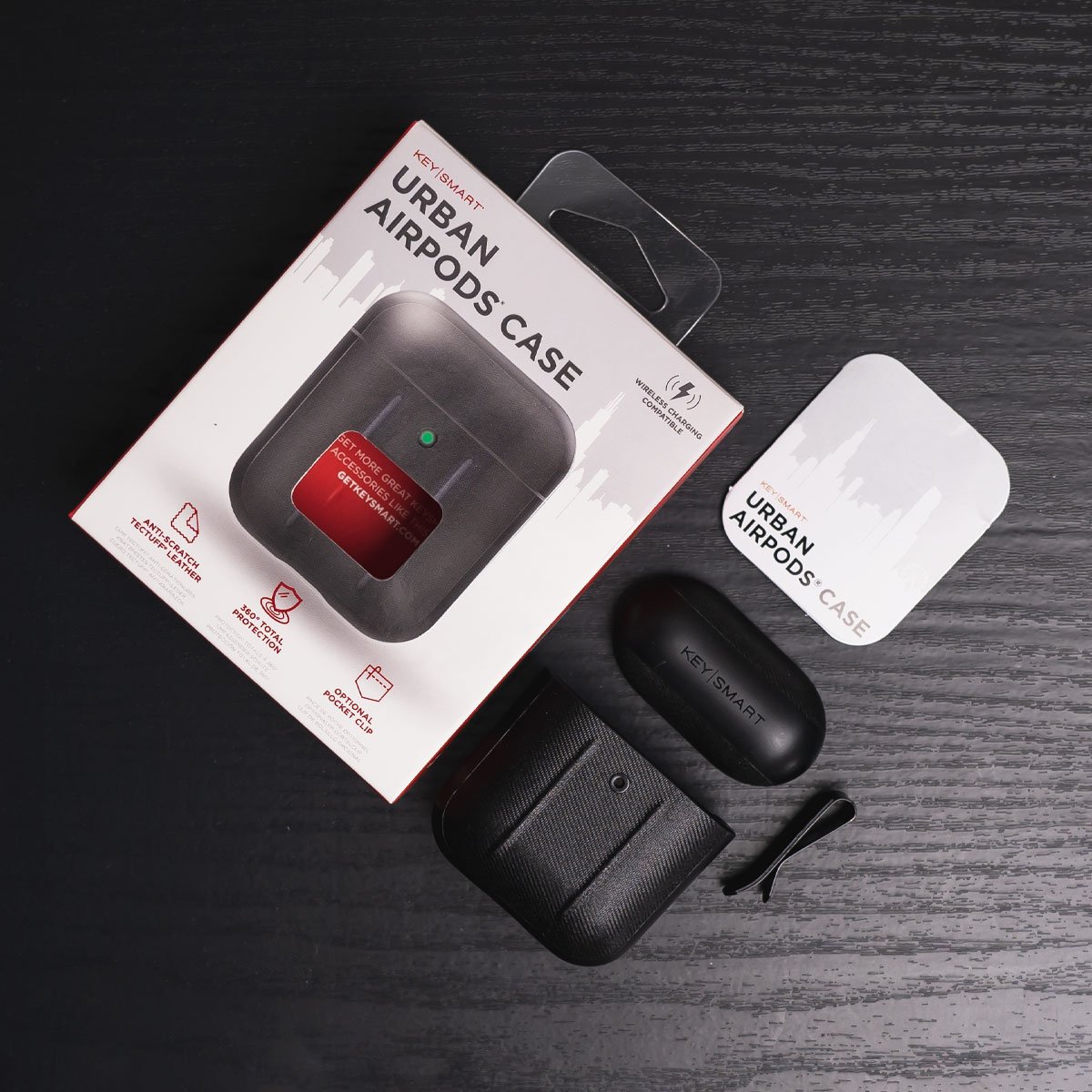 Housse noire pour AirPods