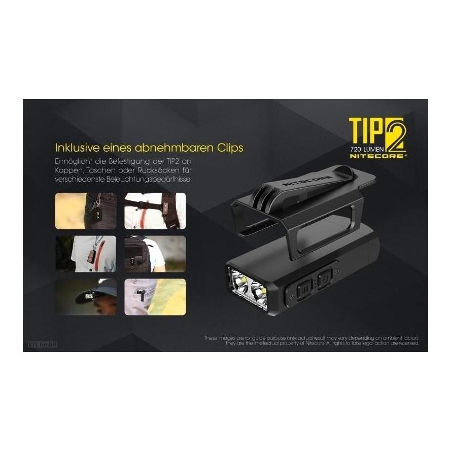 Nitecore TIP2 Schlüsselanhänger- Schwarz