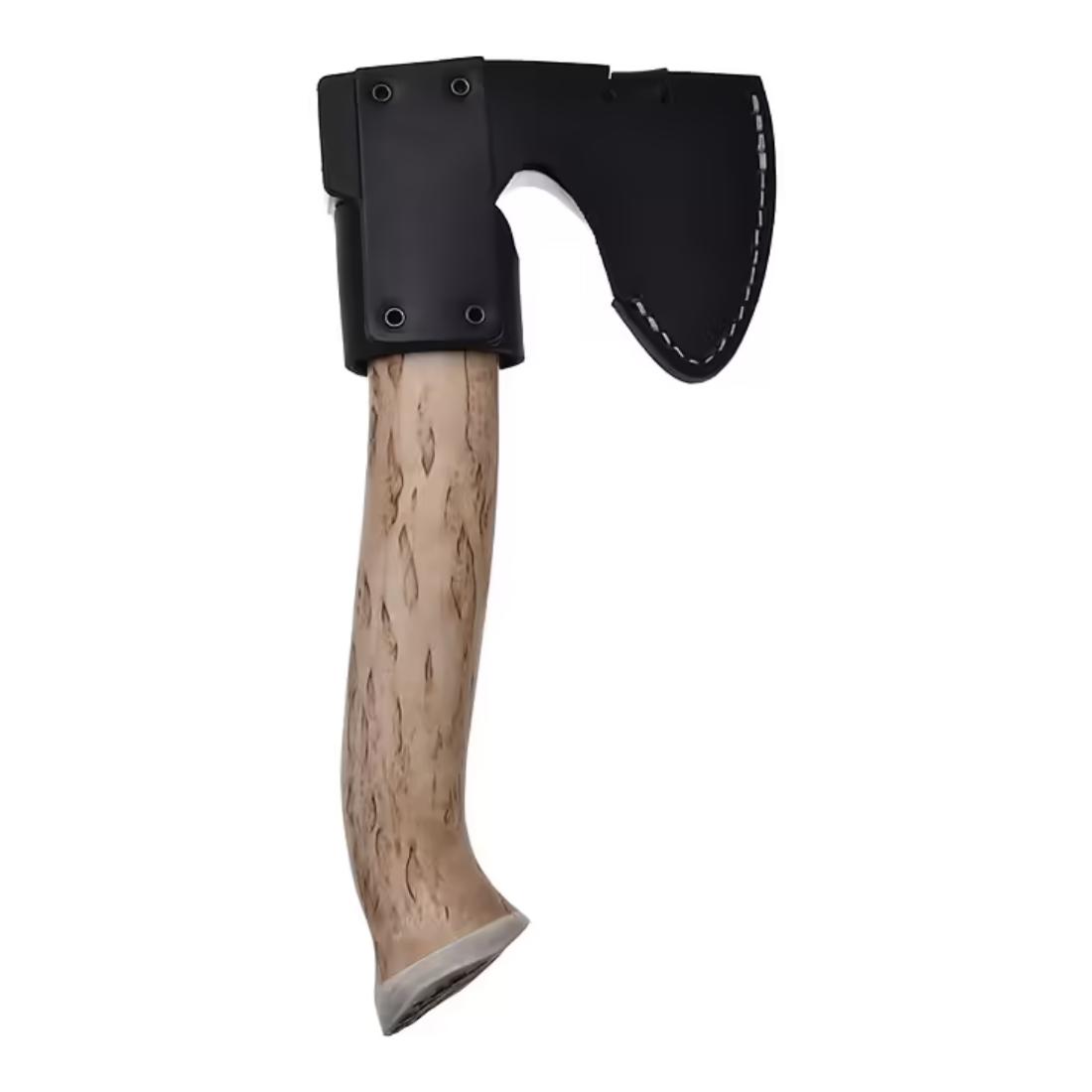 Karesuando Stuorra Aksu - Jagdaxt mit Lederscheide