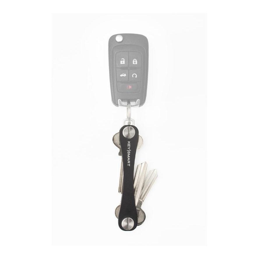 KeySmart Kompakter Schlüsselhalter für 8 Schlüssel, Aluminium - Schwarz