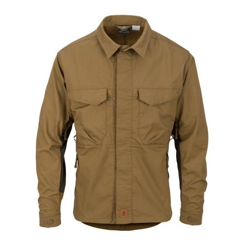 Helikon Shirt Woodsman - Coyote / Taiga Grün