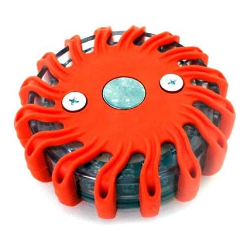 YONC LED Blitzer / Warnleuchte - Rot - Akku