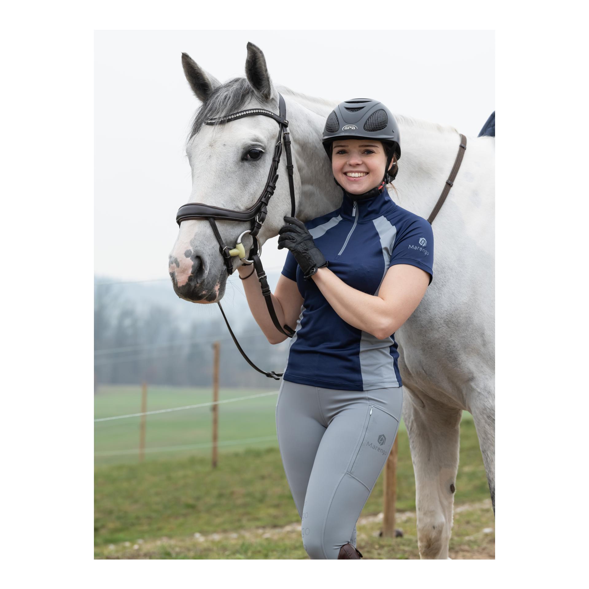 Marengo Legging d’équitation Cool Summer grip genoux femmes
