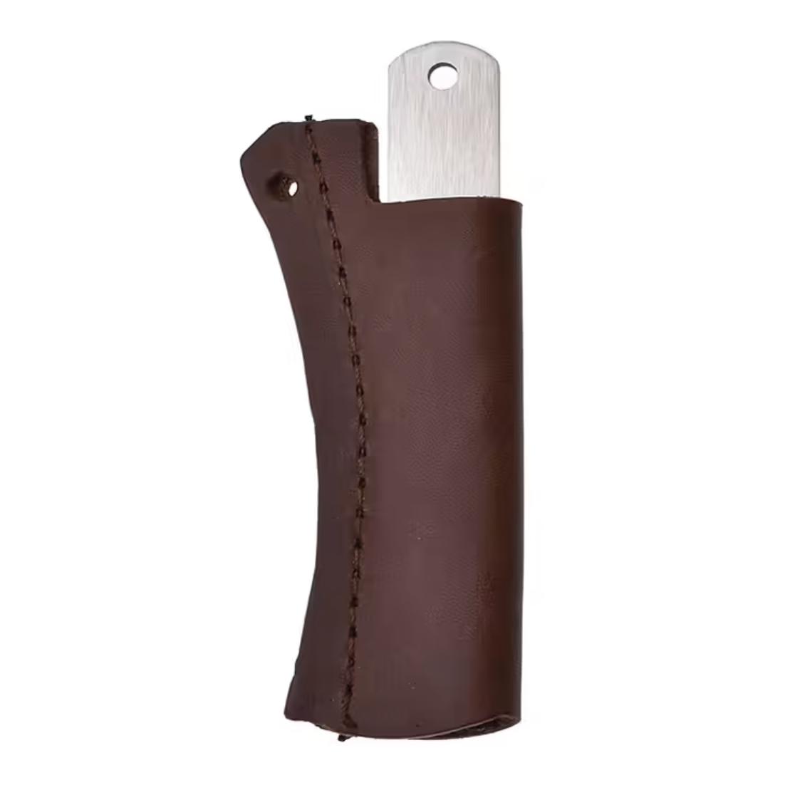 Karesuando Unna Aksu - Marron - Hache de chasse avec fourreau en cuir