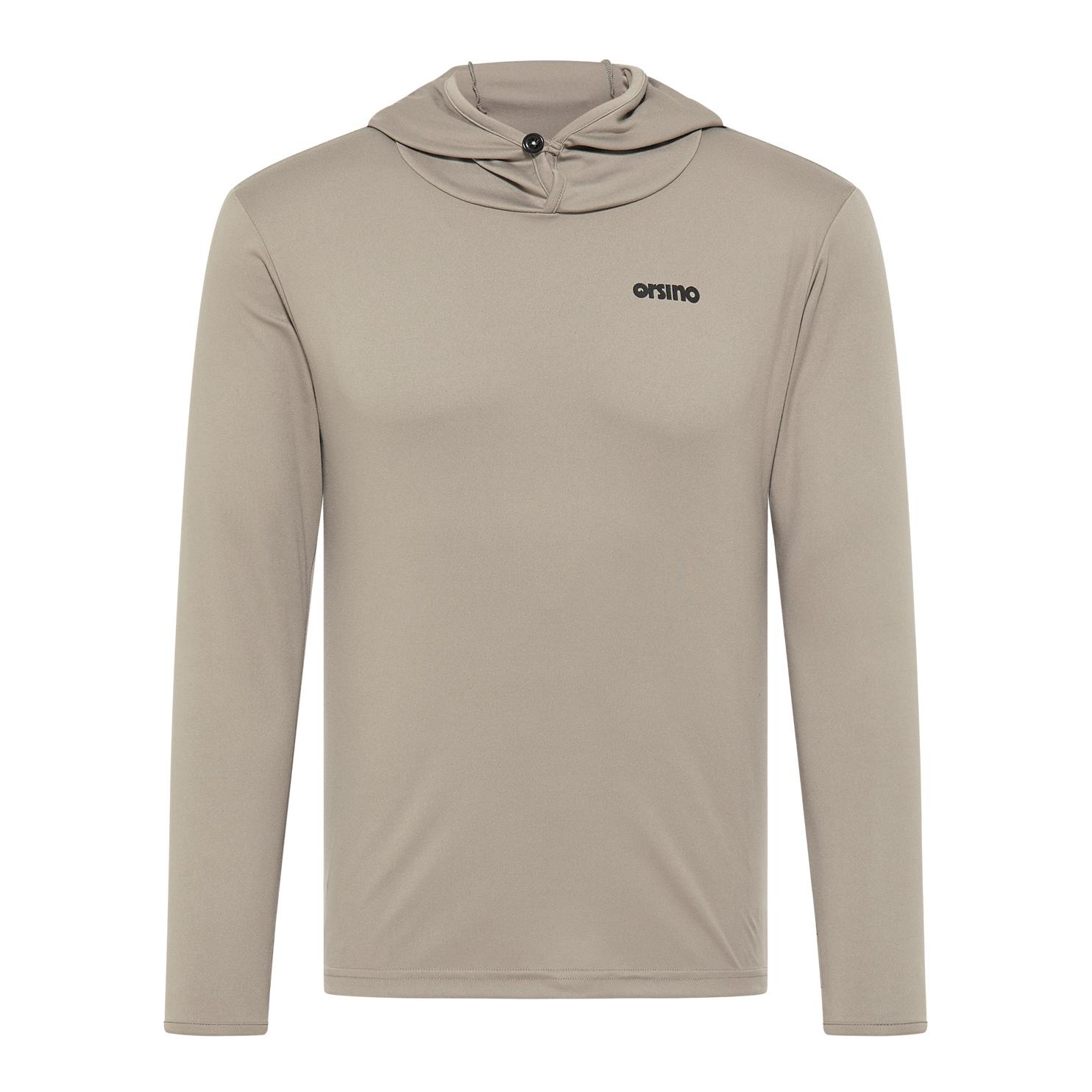 orsino Leave no Trace Active Men's Hoodie - grau