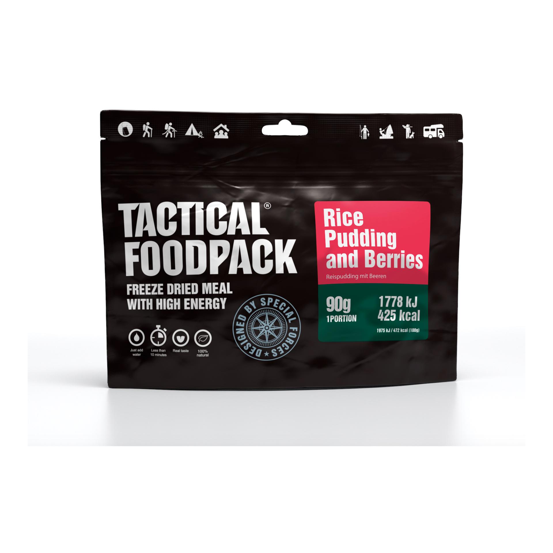 Tactical Foodpack Rice Pudding and Berries