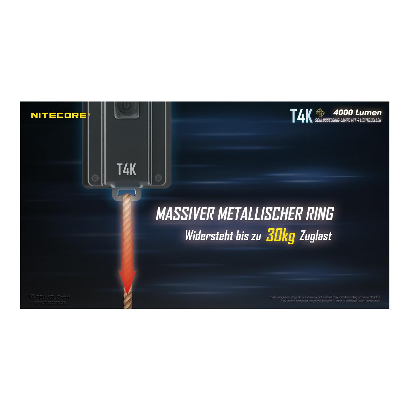 Nitecore T4K - 4000 Lumen