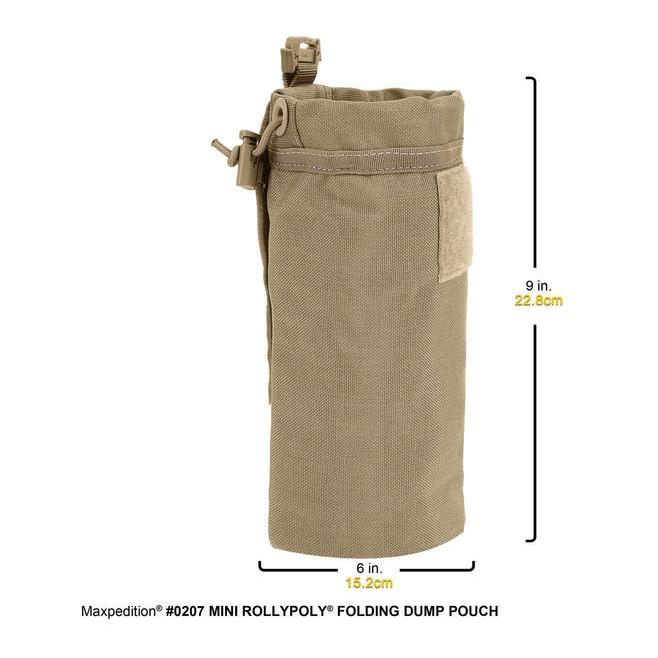 Mini-Rollypoly Falttasche - Wolfgrau