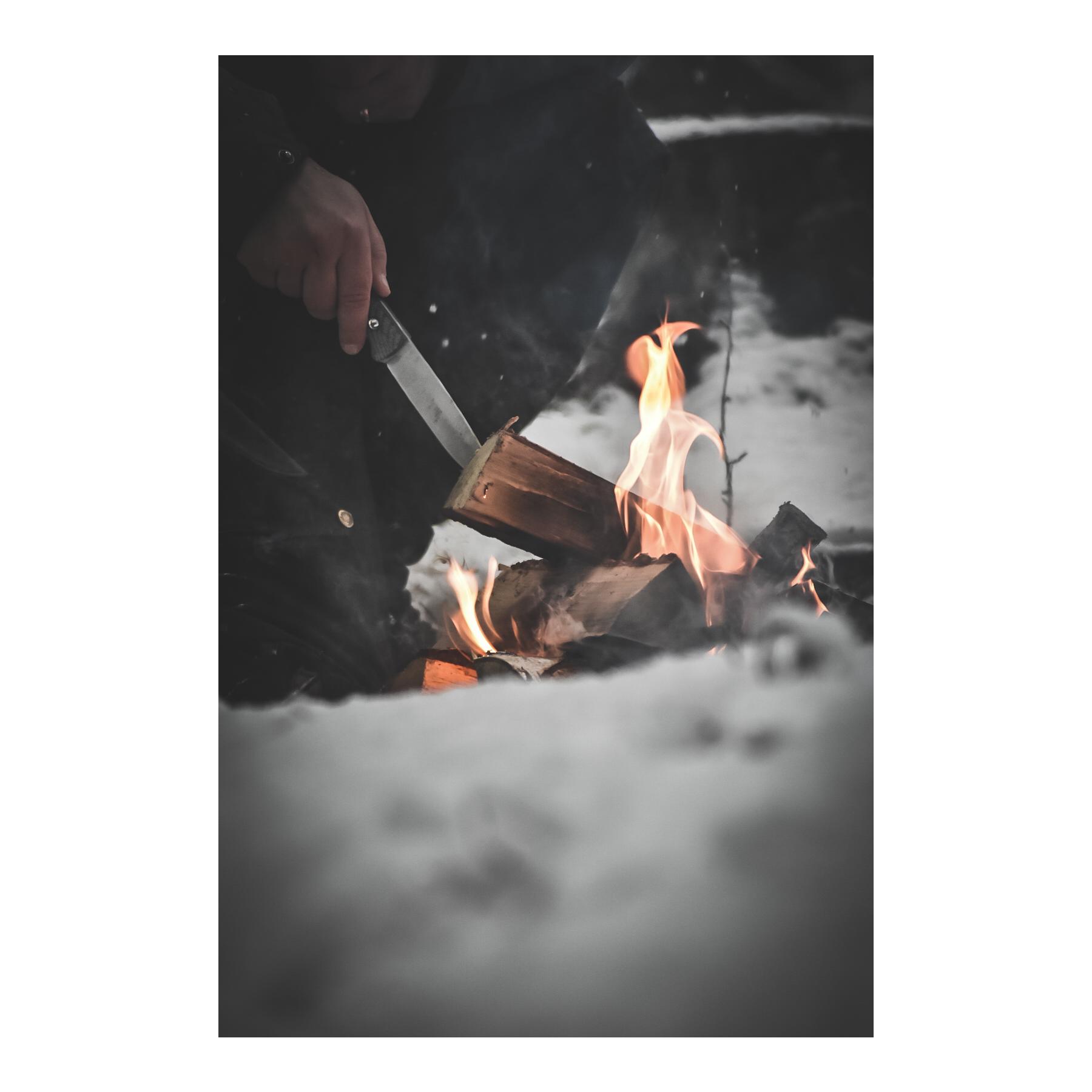 Øyo NORDIC HUNTING - Jagdmesser mit Lederscheide(Full Tang)