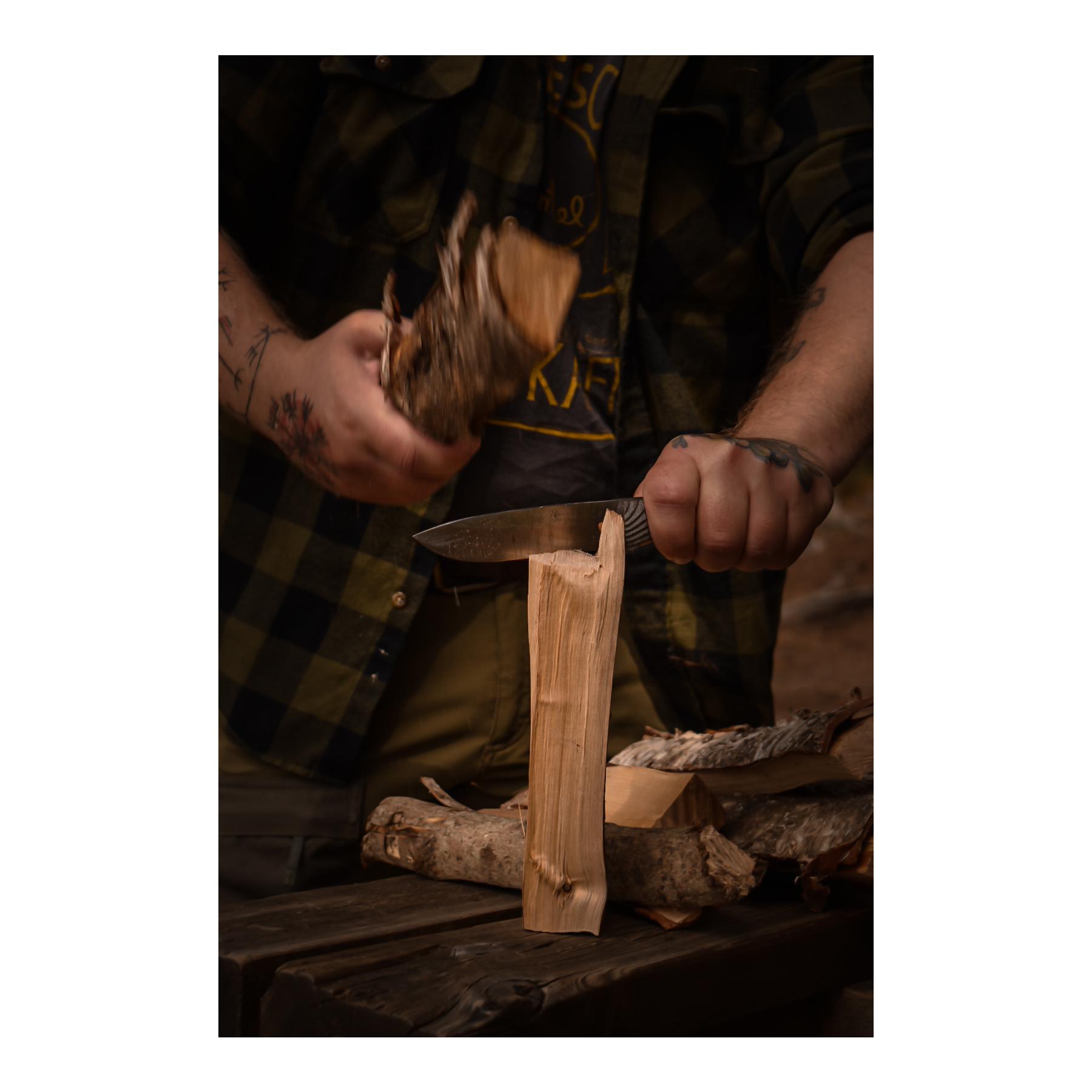 Øyo NORDIC HUNTING - Jagdmesser mit Lederscheide(Full Tang)