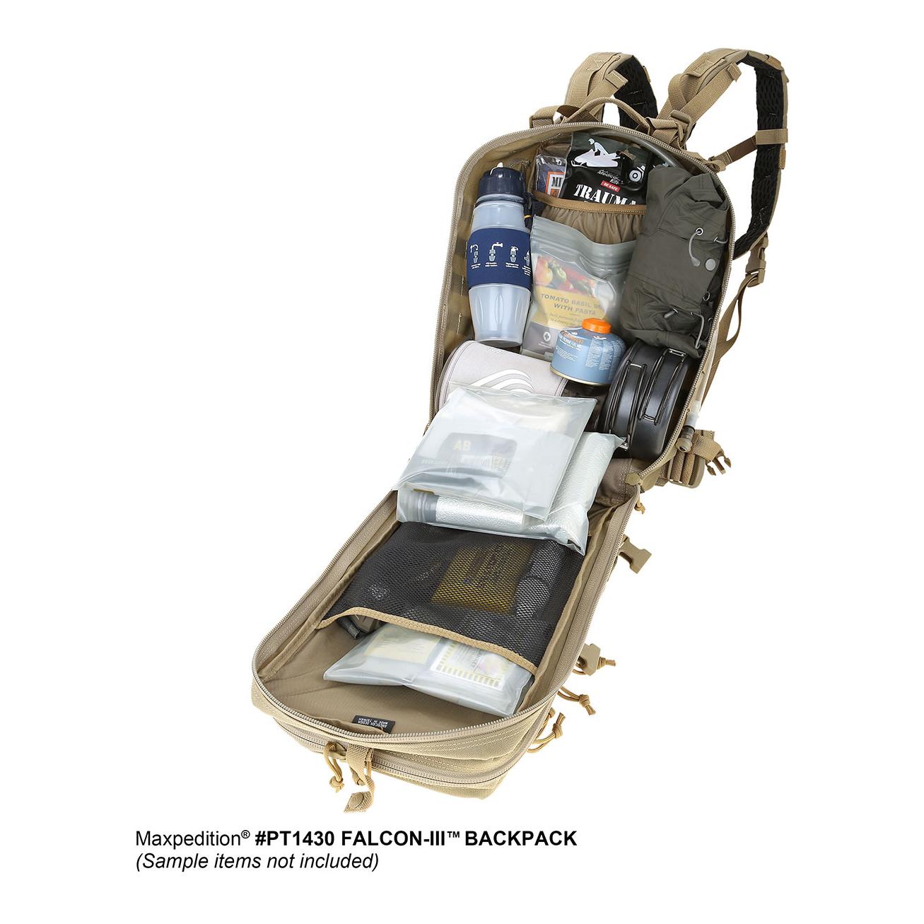 Falcon-III Rucksack 35L - Schwarz