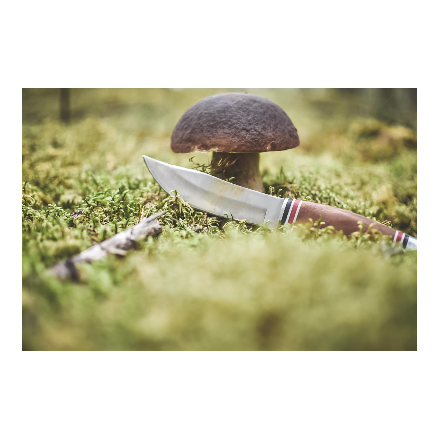 Øyo GEILO - Jagd/Outdoormesser mit Lederscheide