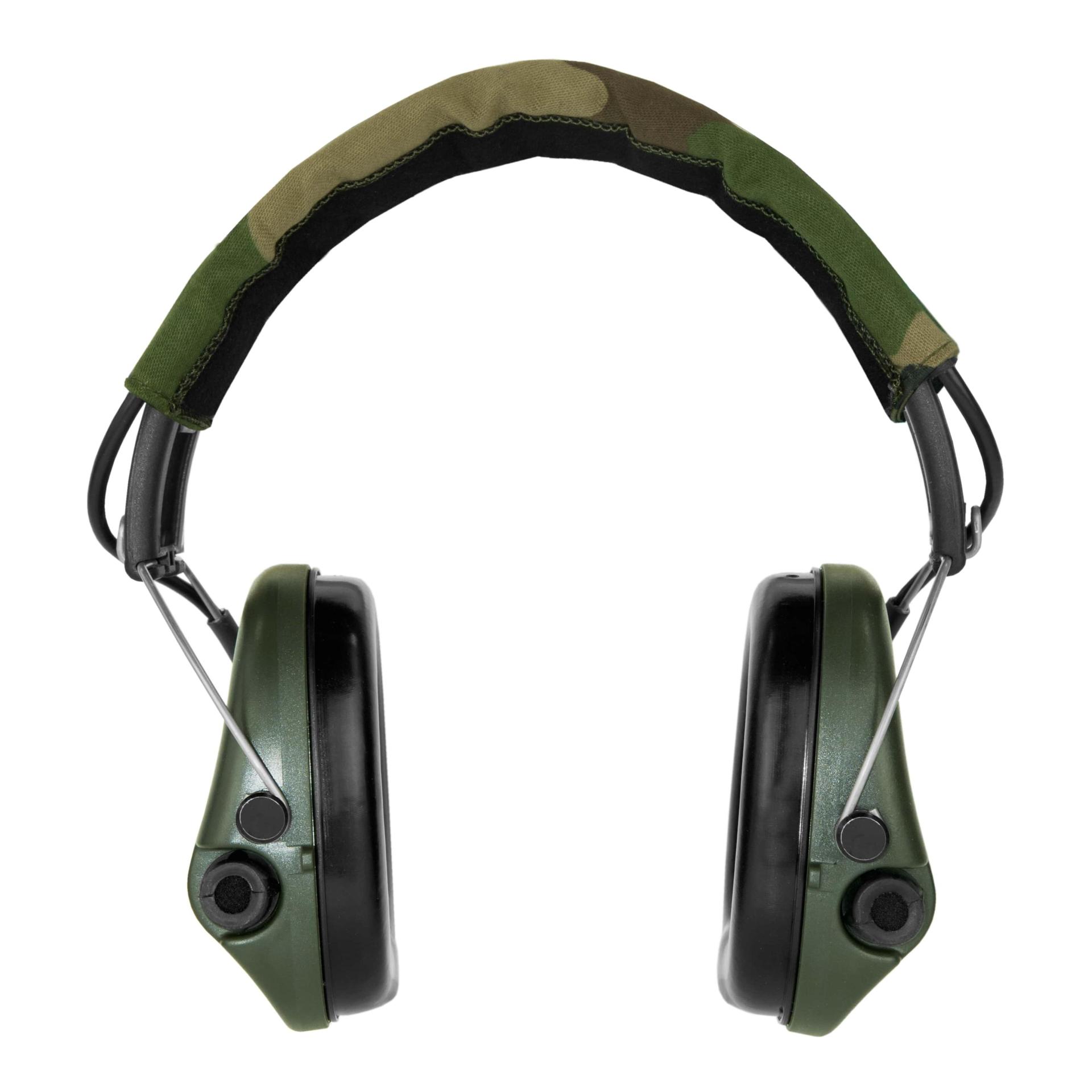 Sordin Supreme Pro X mit Camo Kopfband und Schaumkissen - Grüne Cups