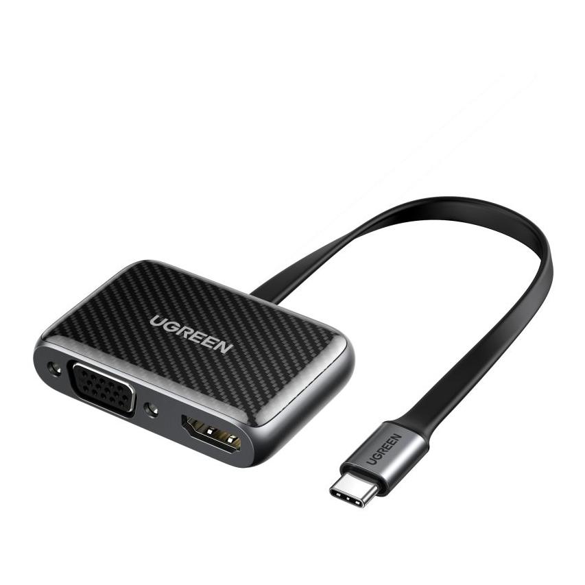 Ugreen Adaptateur USB-C pour HDMI + VGA – noir