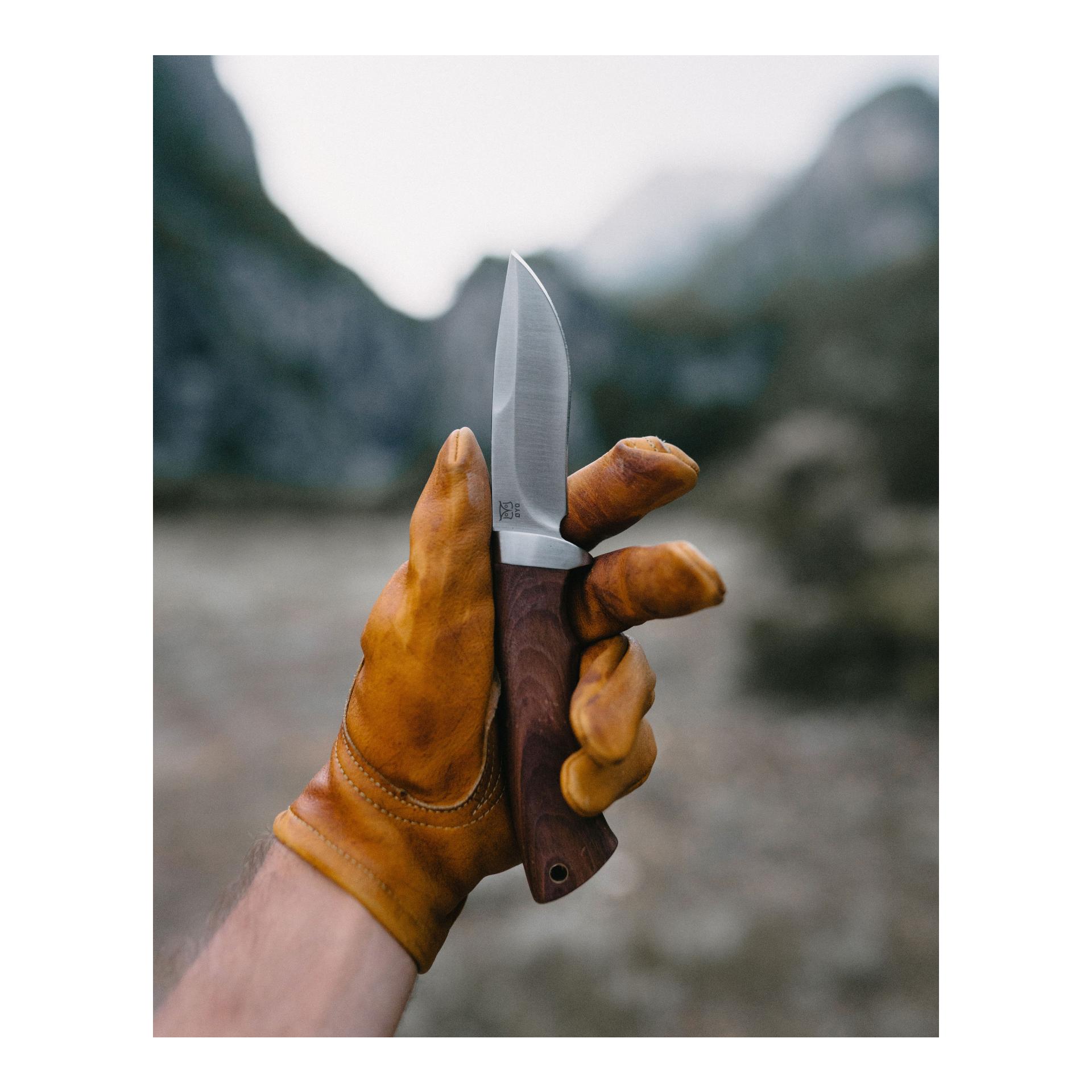 Øyo HALLINGSKARVET - Jagd/Outdoormesser mit Lederscheide