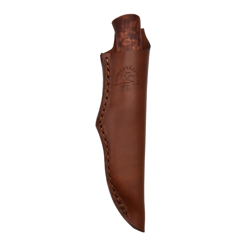 Karesuando Bäver 8 - Jagdmesser mit Lederscheide