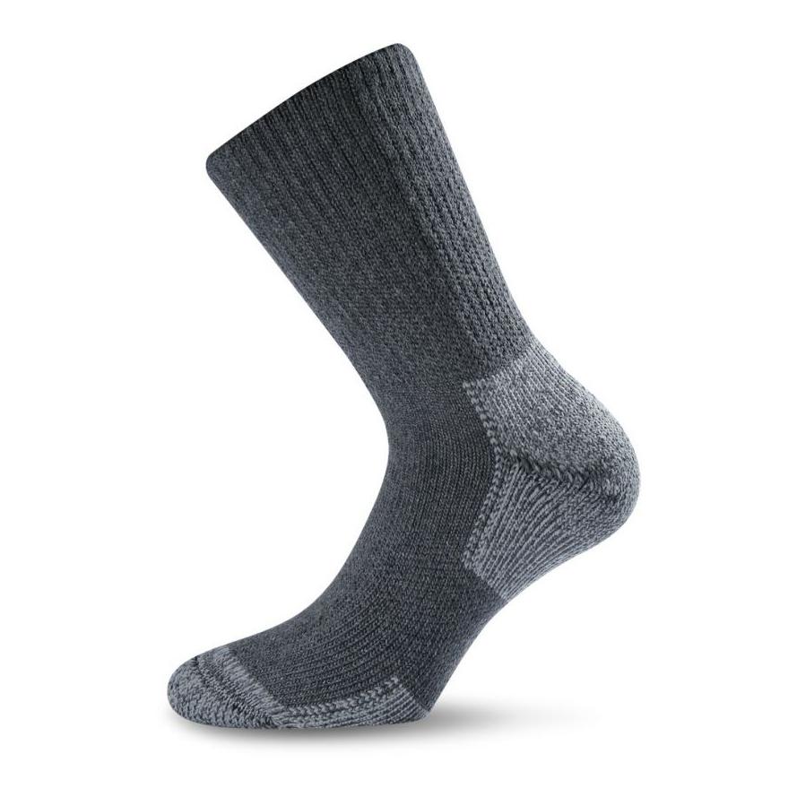 Lasting KNT Dicke Winter-Wandersocken - dunkelgrau