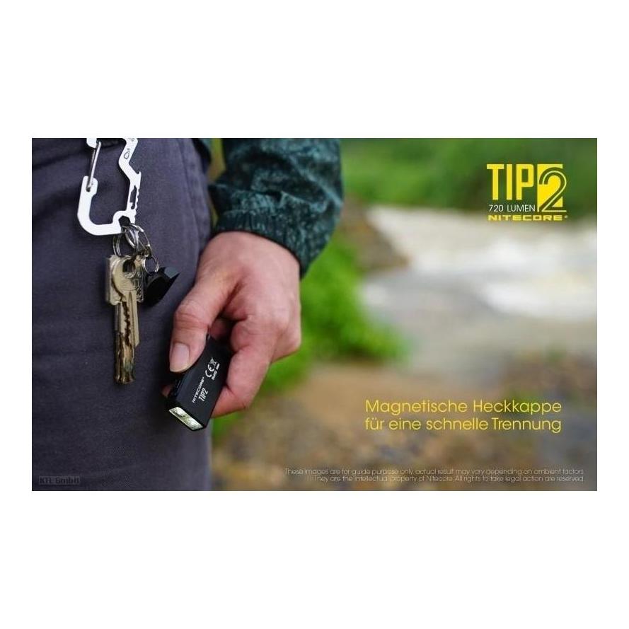 Nitecore TIP2 Schlüsselanhänger- Schwarz