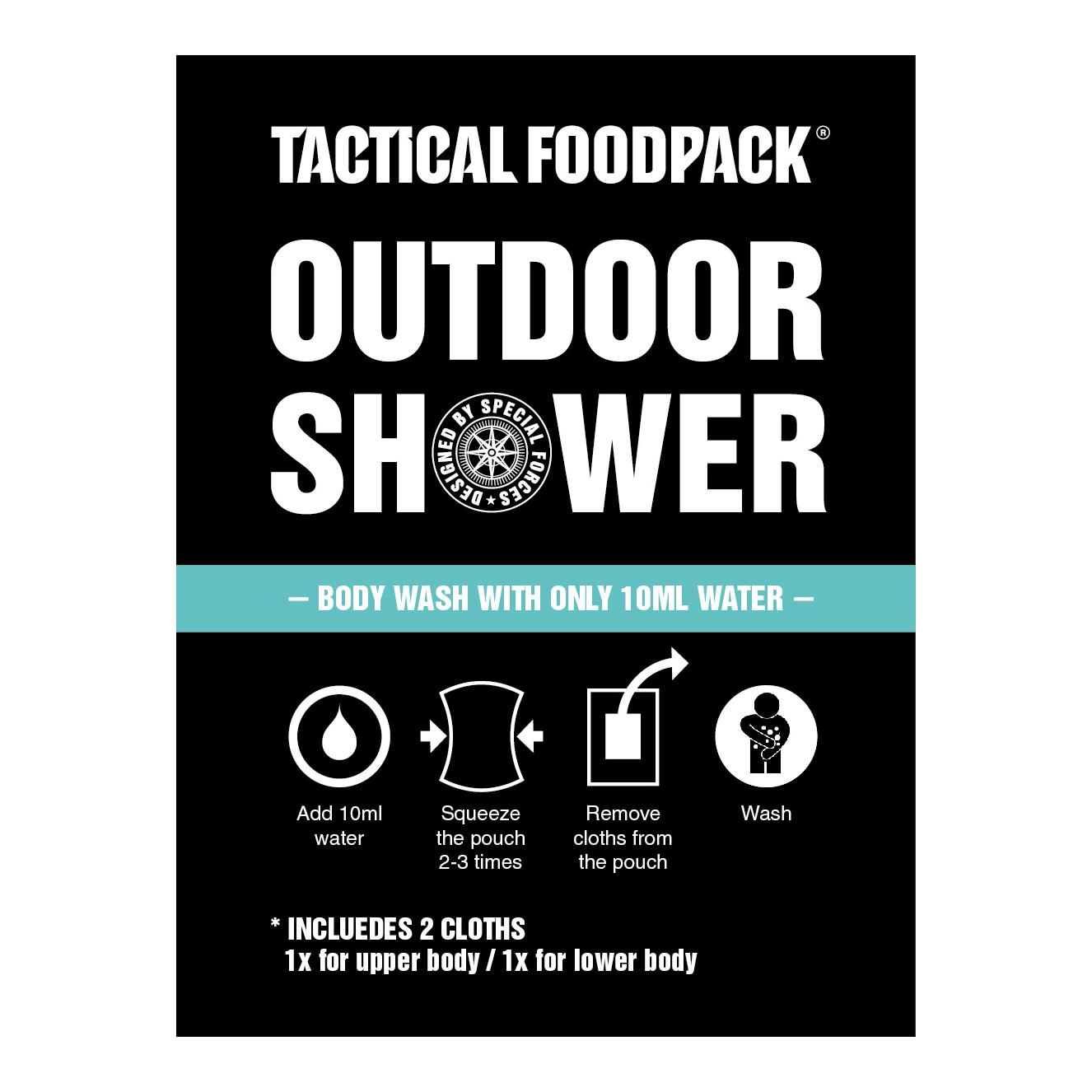 Tactical Foodpack Outdoor Shower