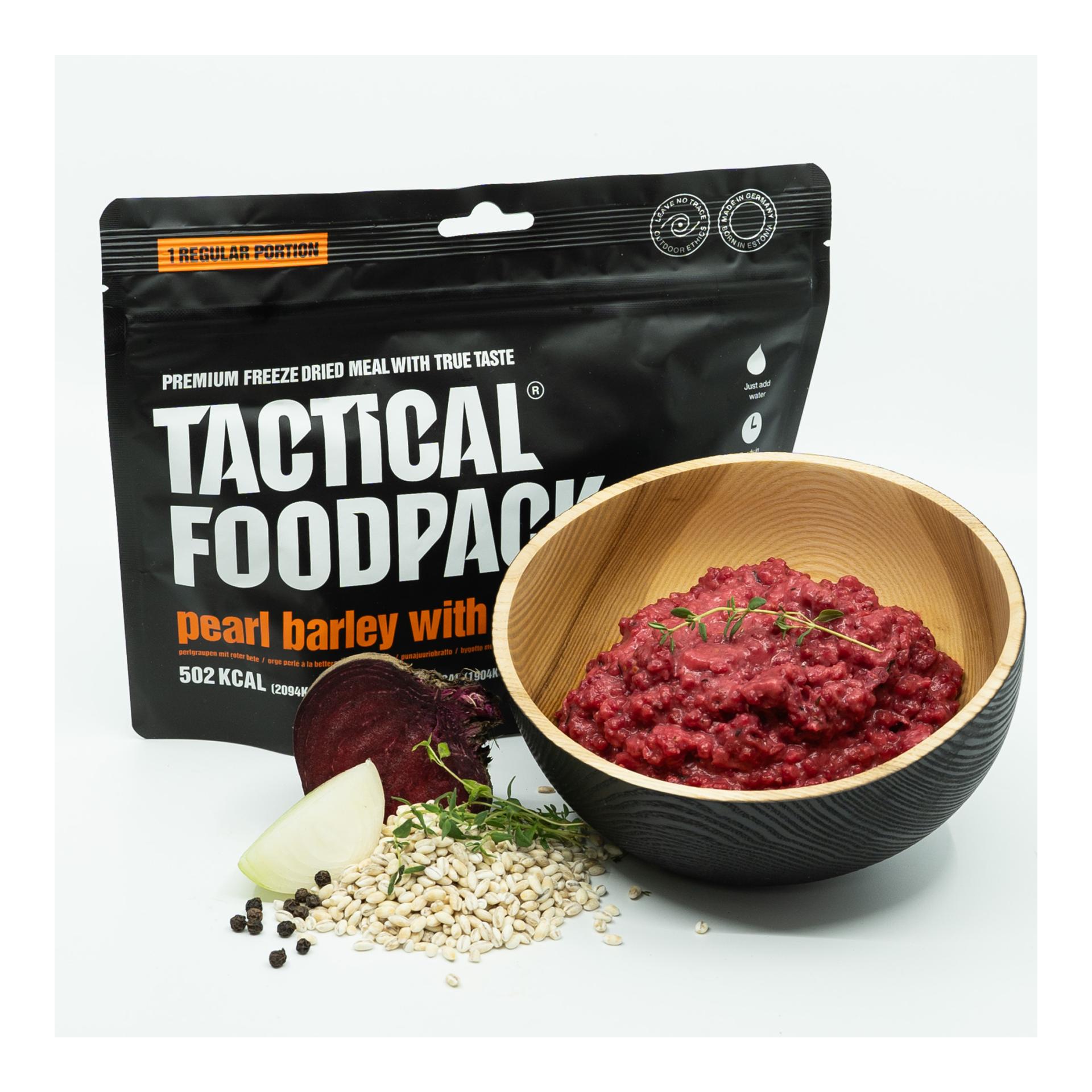 Tactical Foodpack Pearl Barley with Beetroot