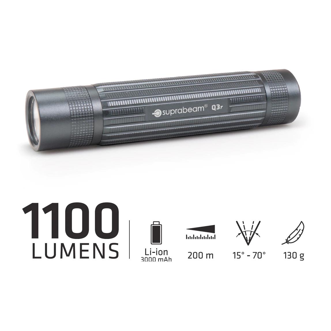Suprabeam Lampe de poche Q3r 1100 lm