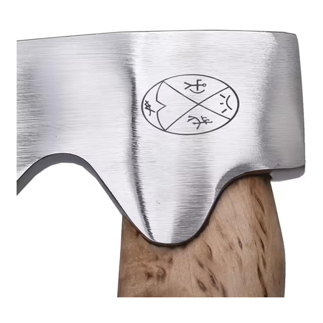 Karesuando Stuorra Aksu - Jagdaxt mit Lederscheide