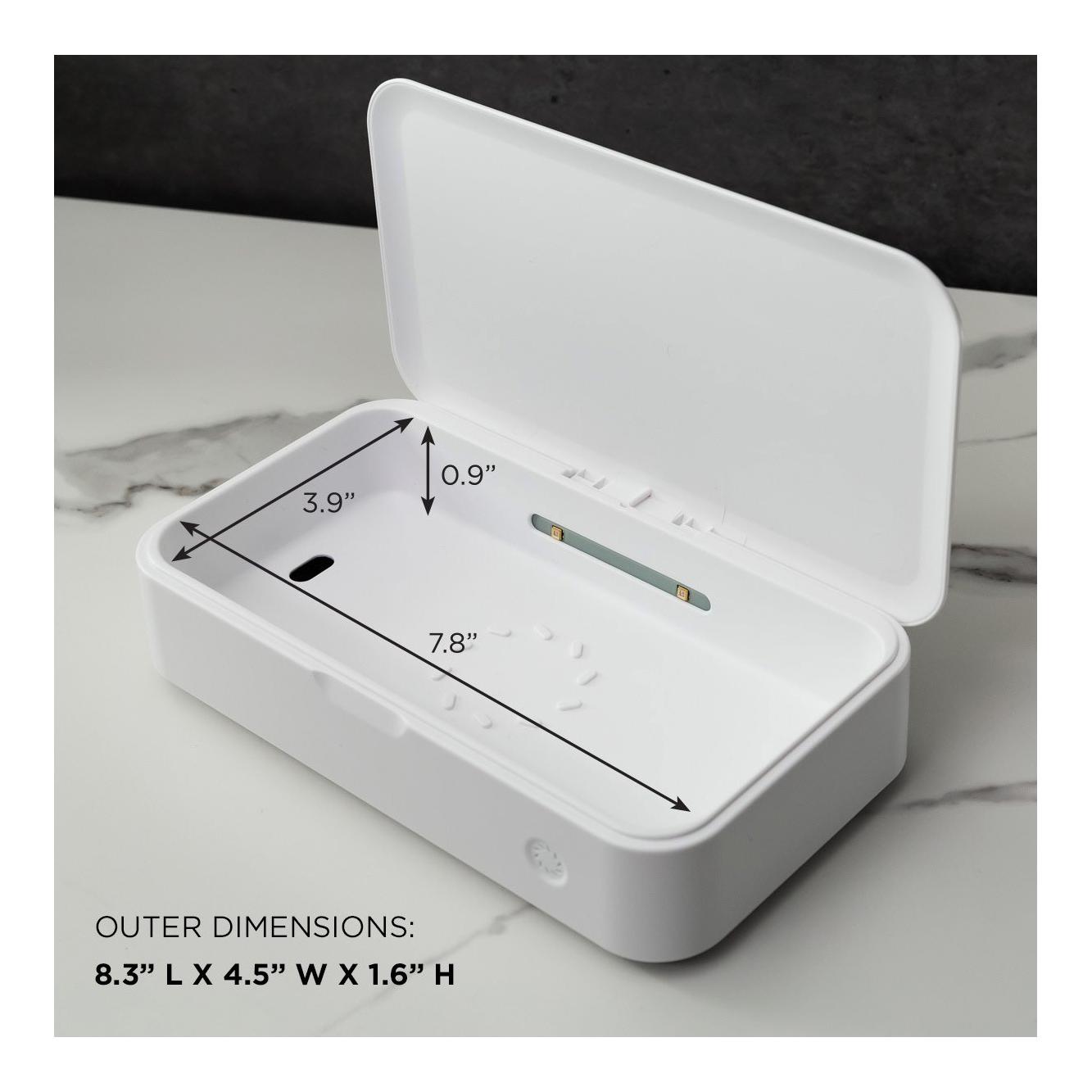 KeySmart CleanTray | stérilisant lumière UV - Blanc