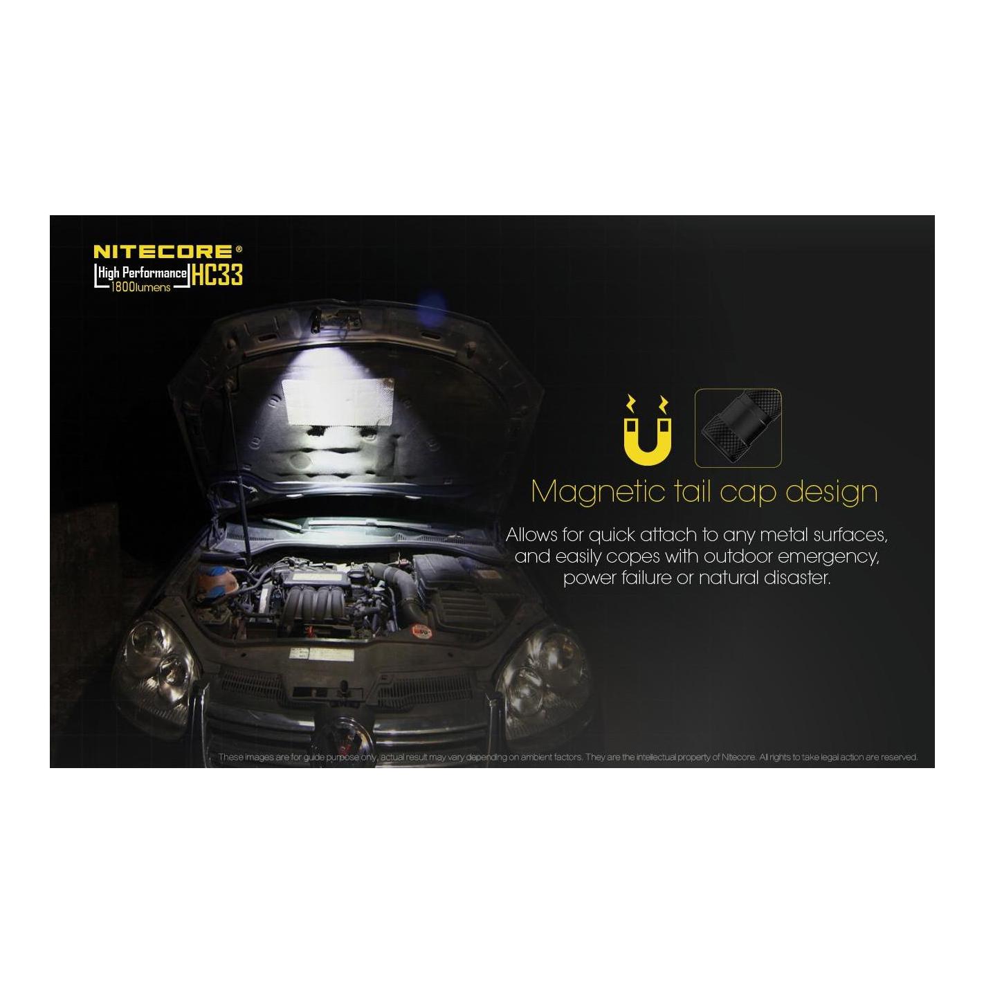 Nitecore HC33 inkl. Akku - 1'800 Lumen Stirnlampe