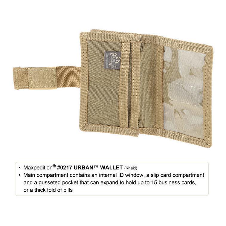 Maxpedition Urban Brieftasche - Schwarz