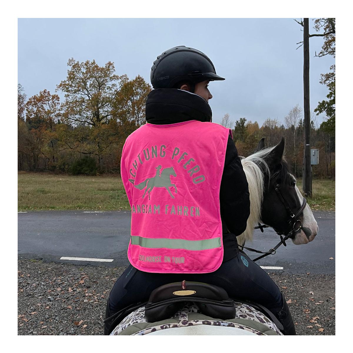 Soulhorse Warnweste "Achtung Pferd"